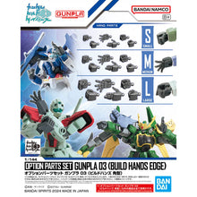Load image into Gallery viewer, Gundam Option Parts Set Gunpla 03 (Build Hands Edge)