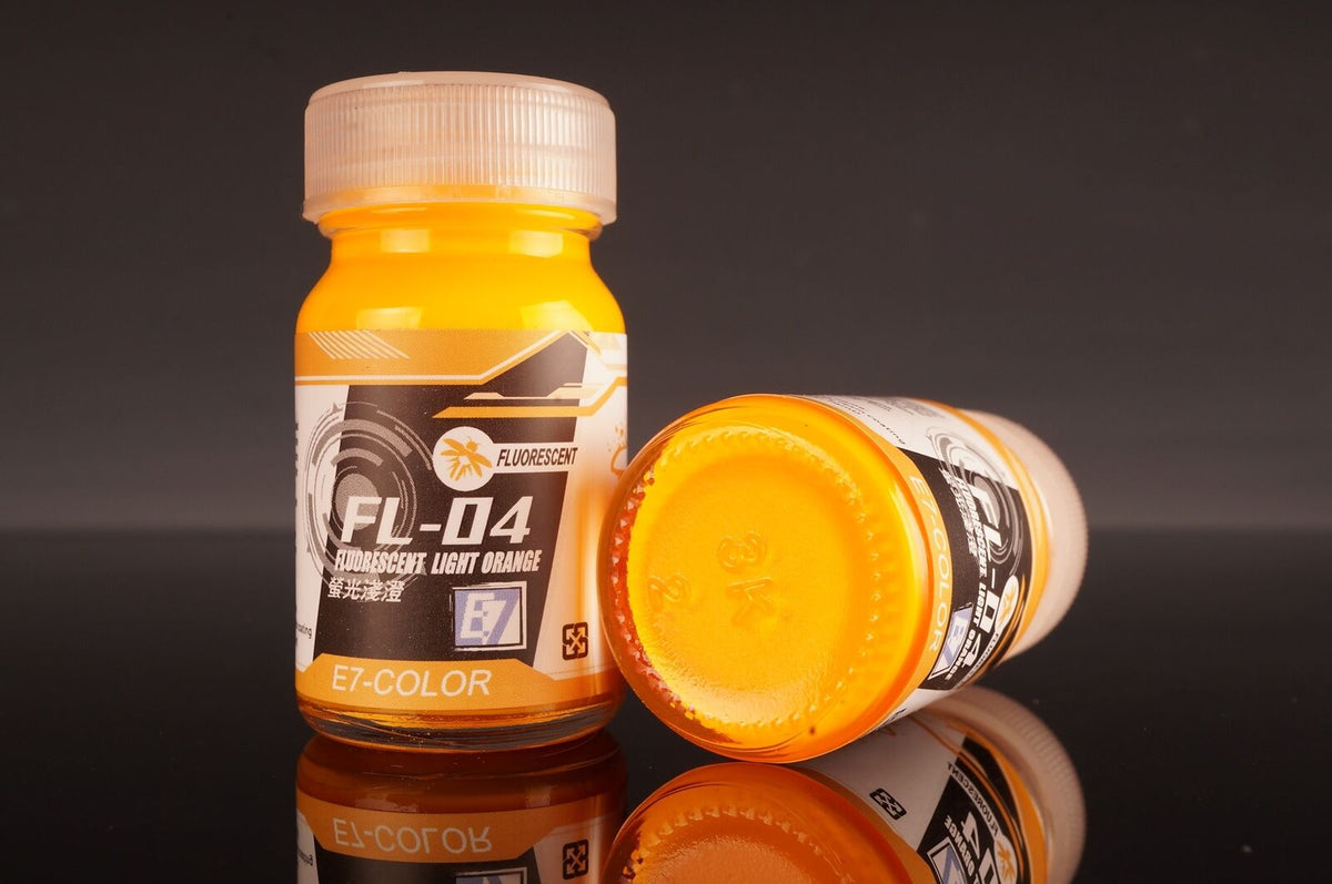 E7 FL04 Fluorescent Light Orange 20ML Hobby Art  Shop