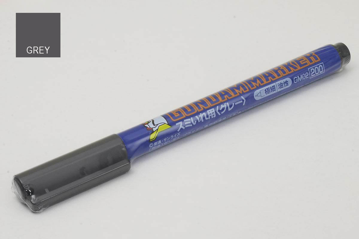 GSI Creos Gundam Set Pennarelli Gundam Marker EX - 3 Colori Metallici E Sticky Note, Per Modelli In Plastica Gundam Marker Ex Set