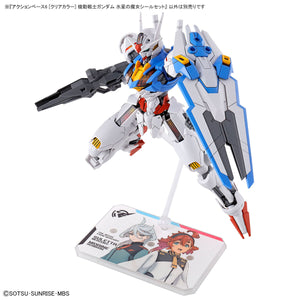 ACTION BASE 6 (CLEAR) MOBILE SUIT GUNDAM THE WITCH FROM MERCURY STICKERS SET