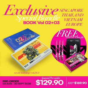 [PRE-ORDER] Ver.Ed Anthology Vol.02 + Vol.3 BOOK + NANO SET GLASS FILE (FREE 1 PC FILE)
