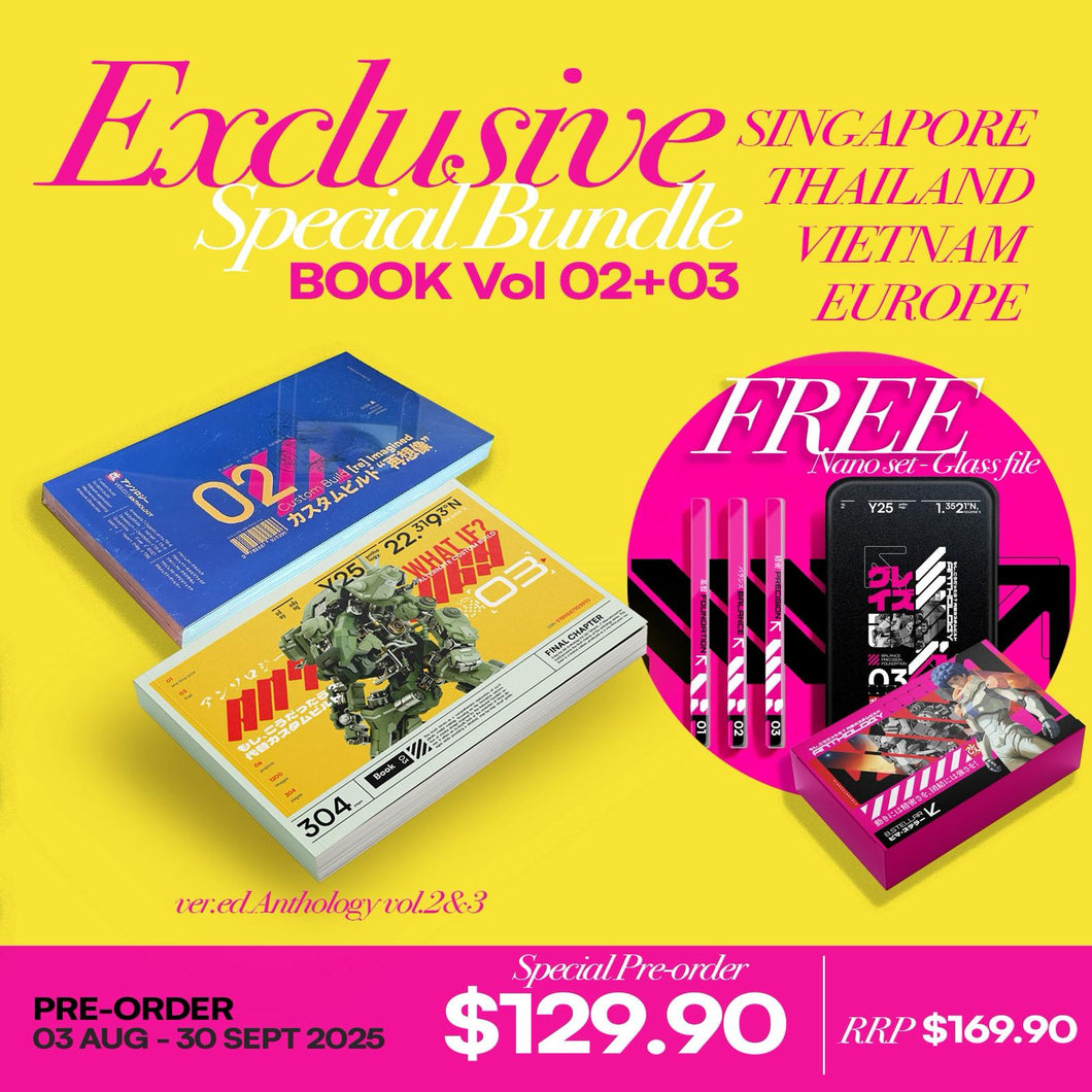 [PRE-ORDER] Ver.Ed Anthology Vol.02 + Vol.3 BOOK + NANO SET GLASS FILE (FREE 1 PC FILE)