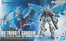 Load image into Gallery viewer, 1/144 RX-78F00/E GUNDAM (EX-001 G.L.R.S.S. FEATHER UNIT) CHEMICAL RECYCLE VER.
