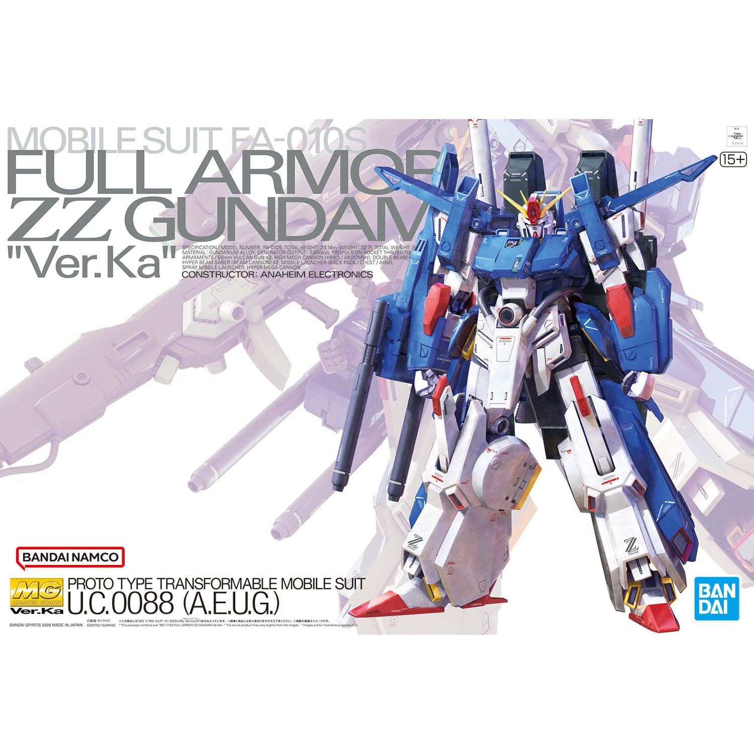 MG Full Armor ZZ Gundam Ver. Ka – Hobby Art Web Shop
