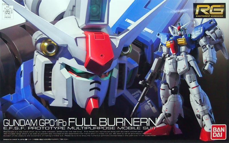 RG 1/144 RX-78GP01FB GUNDAM GP01 FULL BURNERN