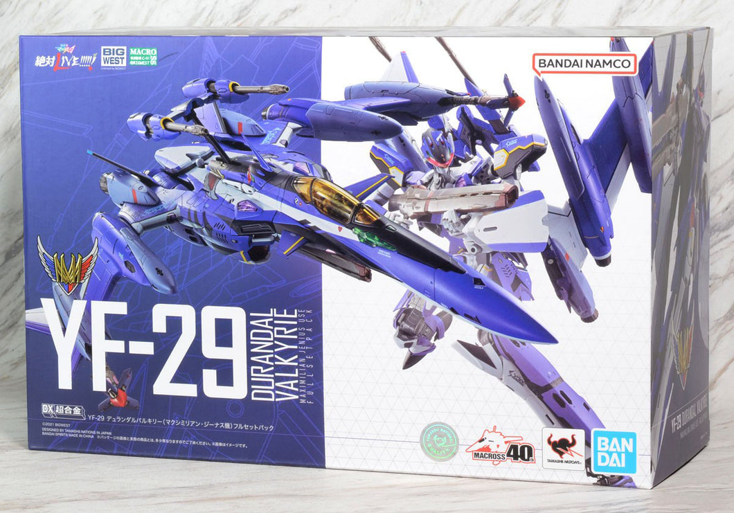 DX CHOGOKIN YF-29 DURANDAL VALKYRIE FULL SET PACK