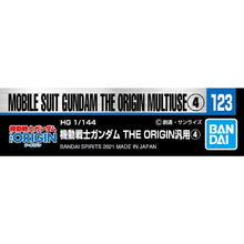 Load image into Gallery viewer, DECAL #123 MOBILE SUIT GUNDAM THE ORIGIN MULTIUSE 4
