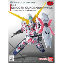 Load image into Gallery viewer, SD Gundam EX-Standard 005 Unicorn Gandam (Destroy Mode)
