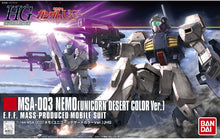 Load image into Gallery viewer, HGUC 1/144 MSA-003 NEMO (UNICORN DESERT COLOR VER.)

