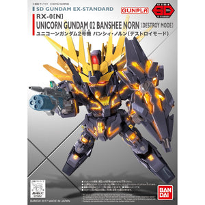 SD Gundam EX-Standard 015 Unicorn Gundam 02 Banshee Norn