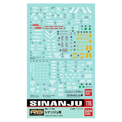 DECAL #115 RG SINANJU