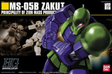 Load image into Gallery viewer, HGUC 1/144 MS-05 Zaku I
