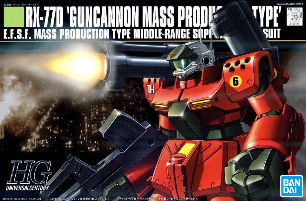 HGUC 1/144 RX-77D GUNCANNON MASS PRODUCTION TYPE