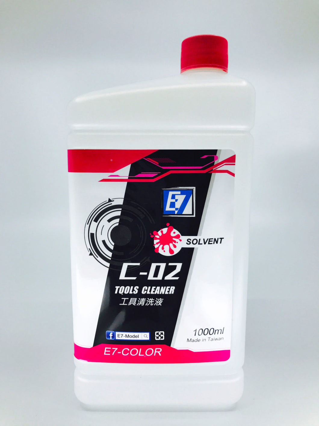 E7 C-02 Tools Cleaning Solvent 1000ml