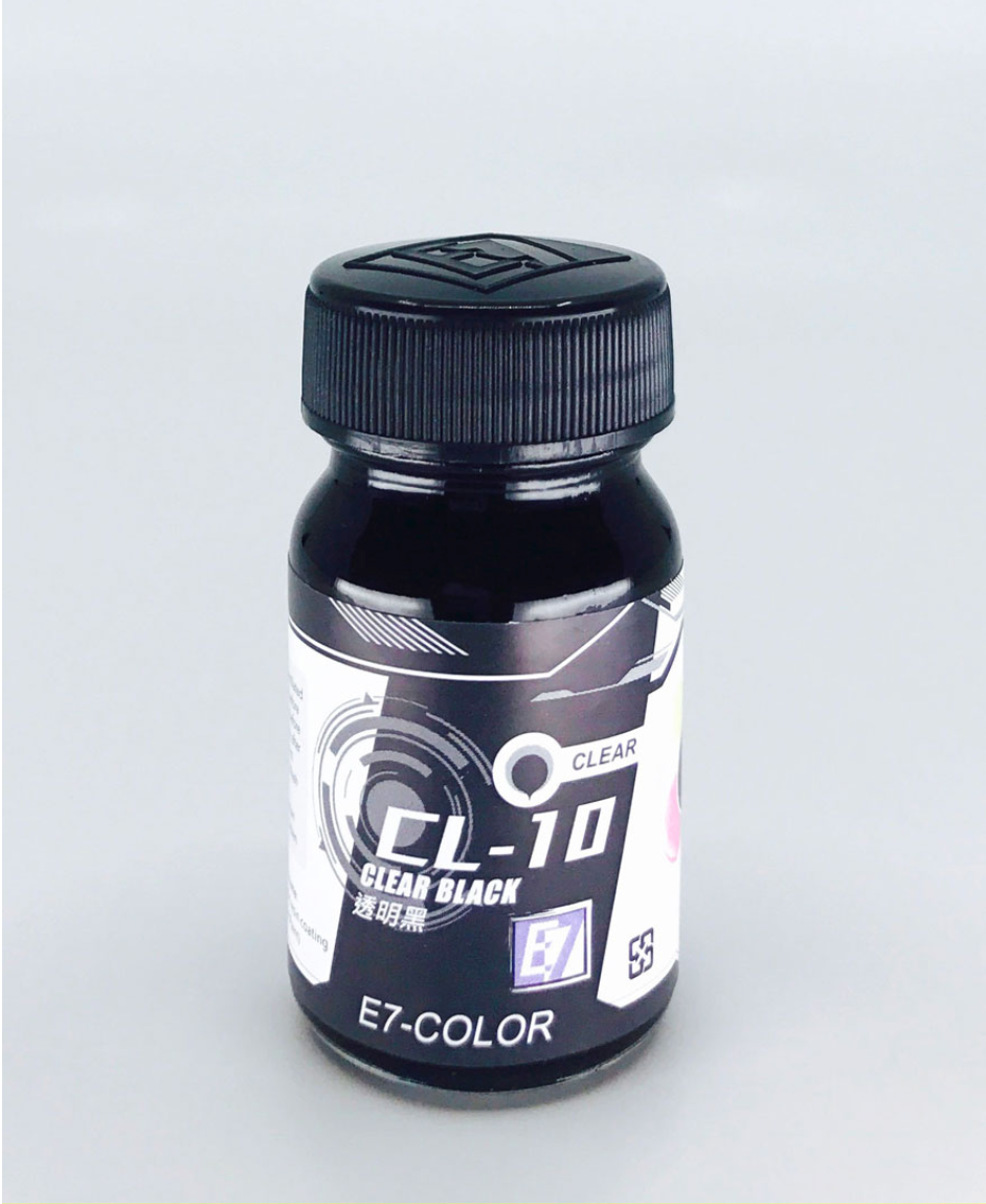 E7 CL-10 CLEAR BLACK 20ML