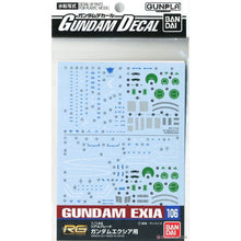 Load image into Gallery viewer, DECAL #106 GUNDAM EXIA
