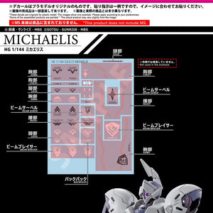 GUNDAM DECAL #134 MOBILE SUIT GUNDAM THE WITCH FROM MERCURY MULTIUSE 2