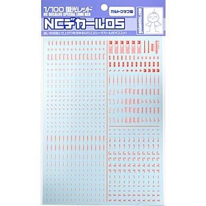 GAIA NC Decal 1/100 Fluorescent Red (UV)