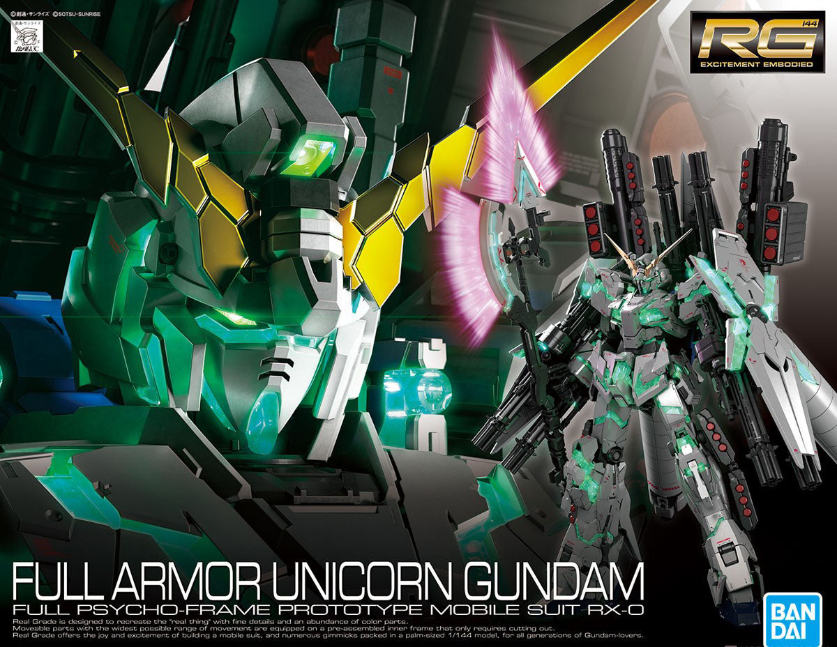 RG 1/144 Full Armor Unicorn Gundam – Hobby Art Web Shop